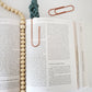 Macrame Diamond Bookmark: Toast, Canyon, Cloudy Blue