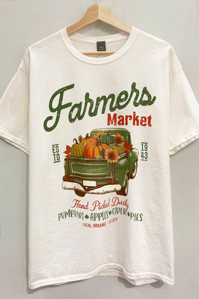 Farmers Market Oversized Tee
