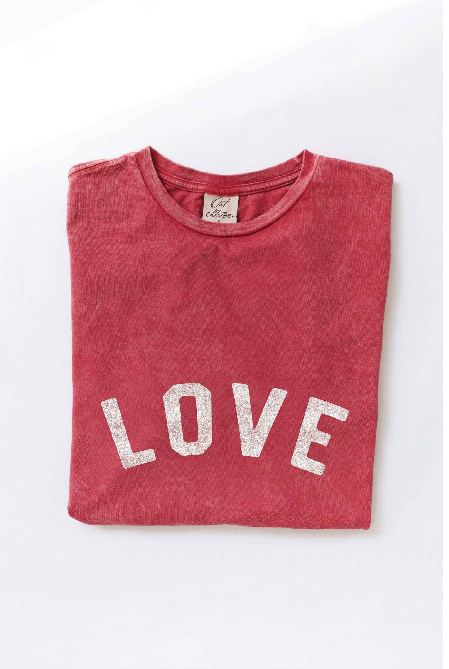 LOVE Mineral Washed Graphic Tee