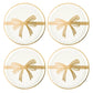 Gold Bow Appetizer Plate