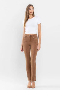 The Mallory High Rise Slim Straight Jean