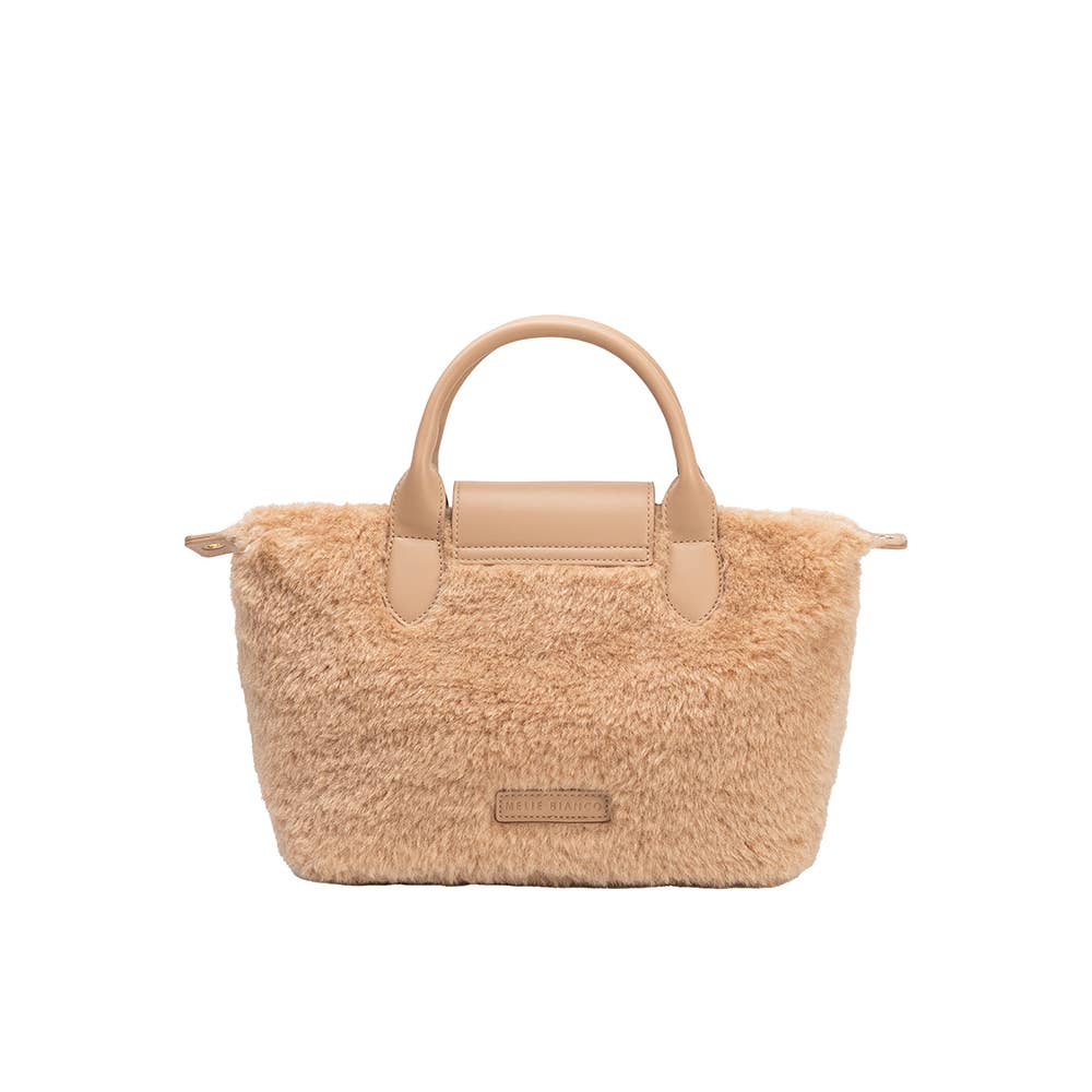 The Winnie Tan Sherpa Top Handle Bag