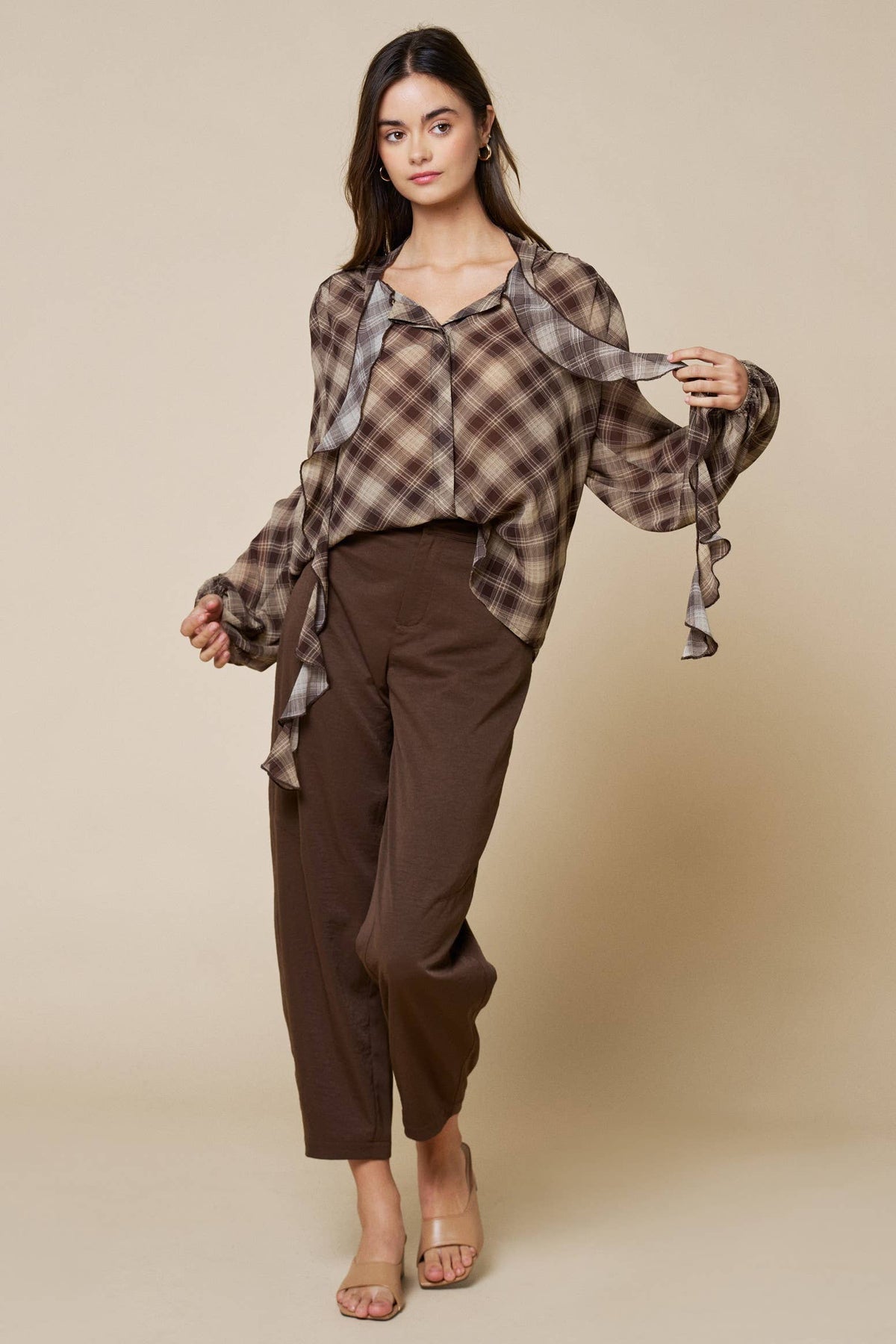 The Benny Plaid Blouse