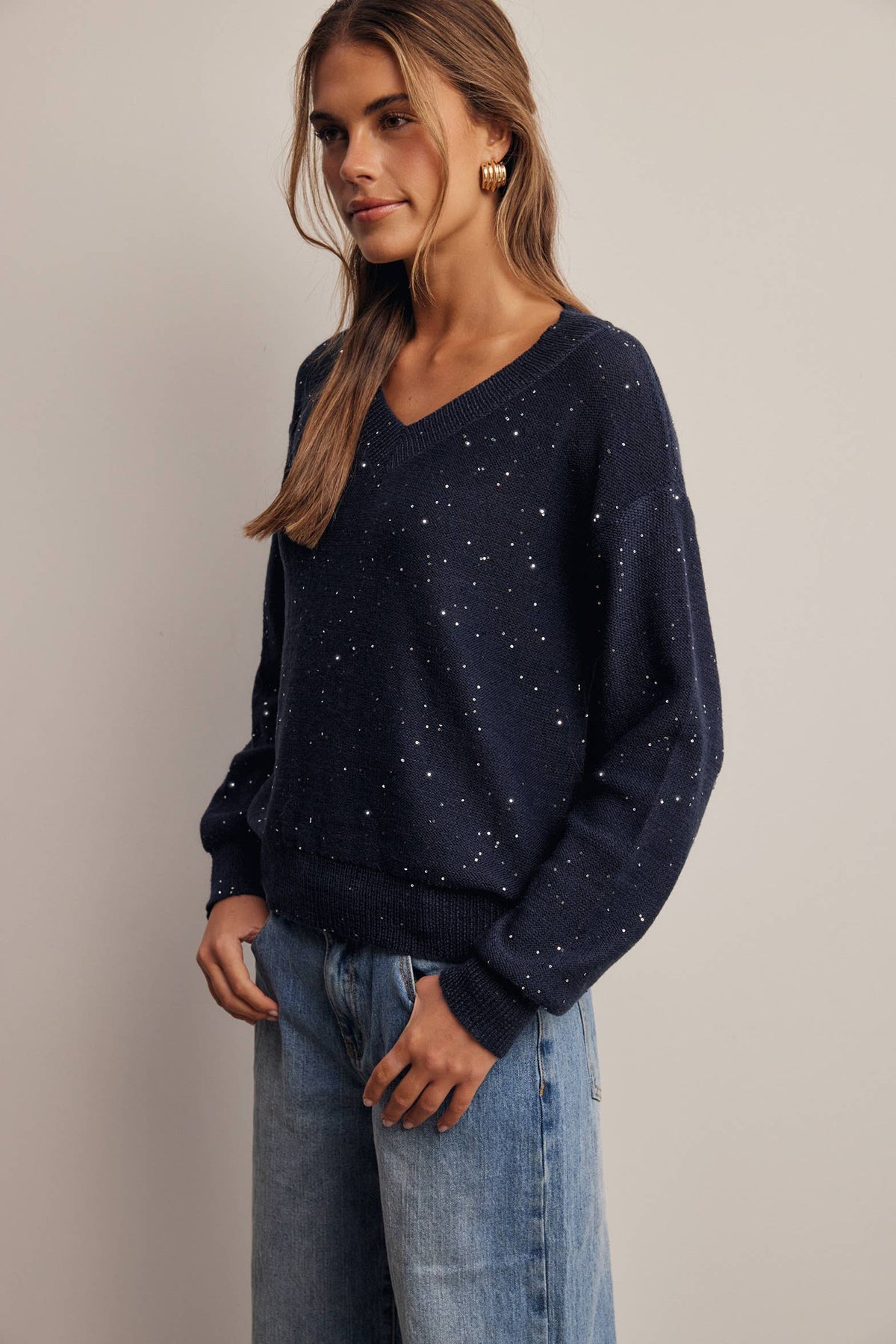The Paige Sequin Sweater