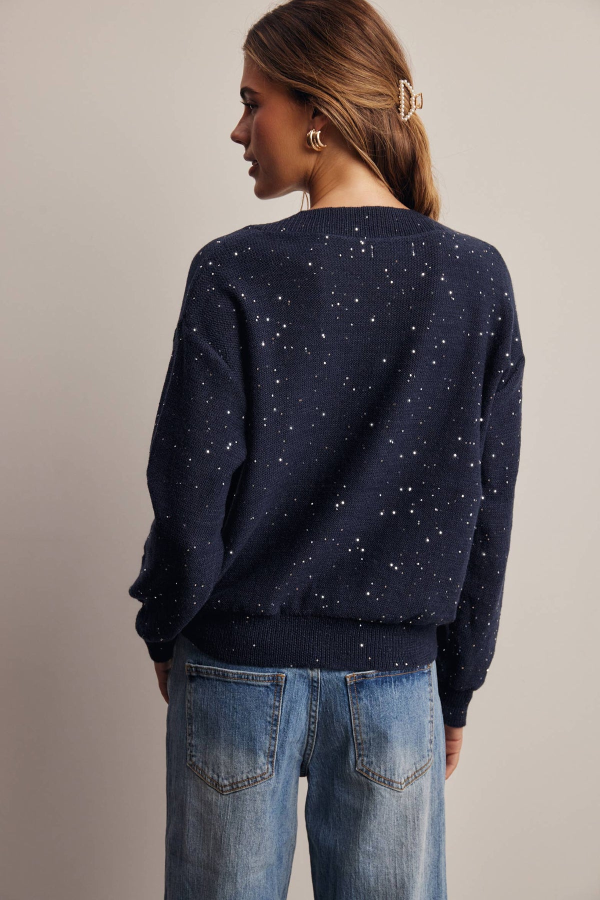 The Paige Sequin Sweater