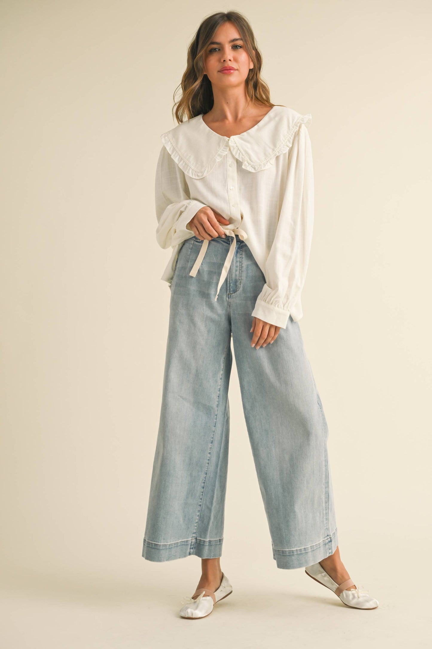 The Naomi Front Tie Jean