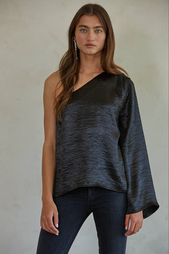 The Hazel One Shoulder Top