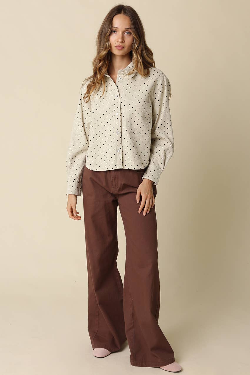 The Carly Polka Dot Shirt