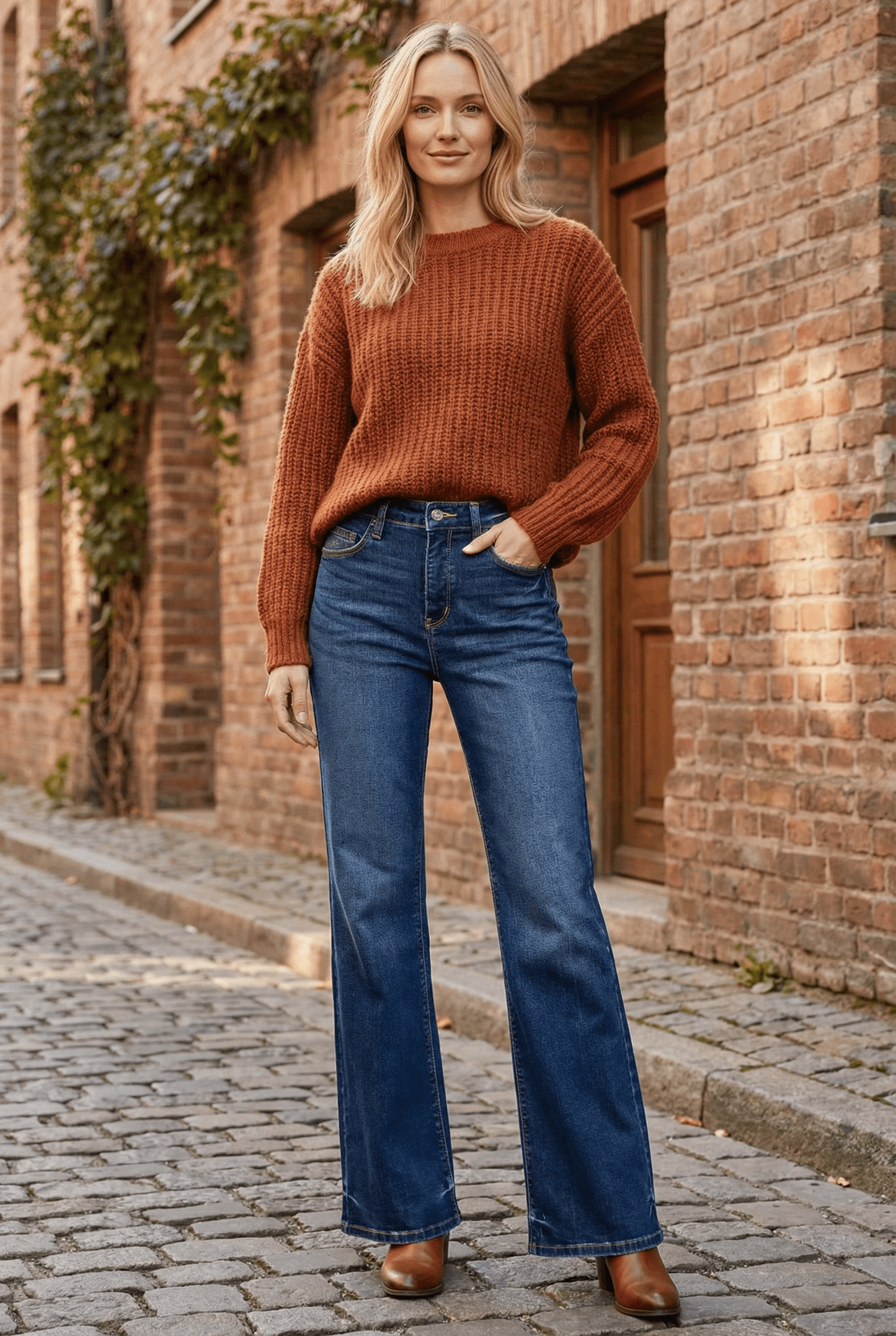 The Kristi High Rise Flare Jean