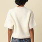Ayra Fuzzy Short Sleeve Sweater