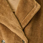 The James Double Breasted Faux Fur Coat