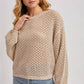 The Cory Sweater: Mocha & Natural