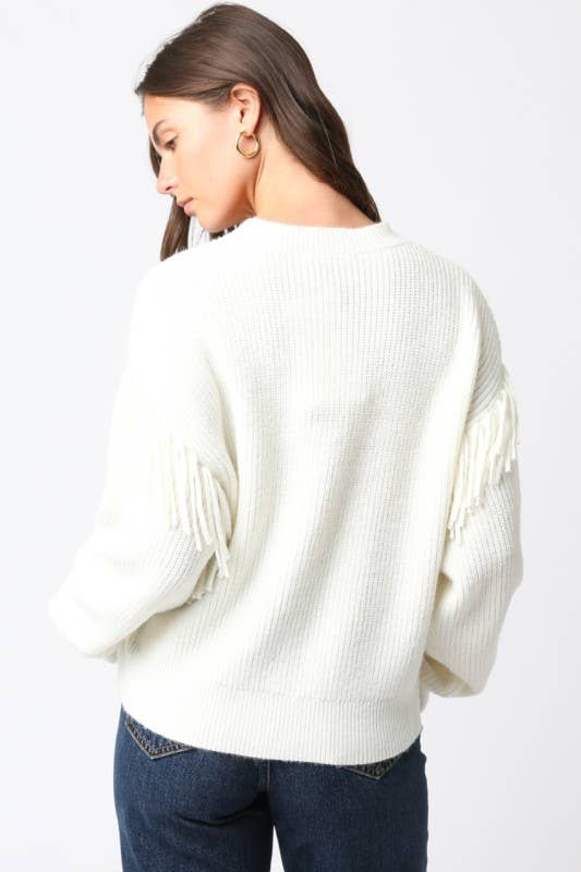 The Karli Fringe Sweater