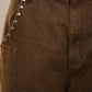 The Jennifer Metal Stud Drawstring Hem Jeans