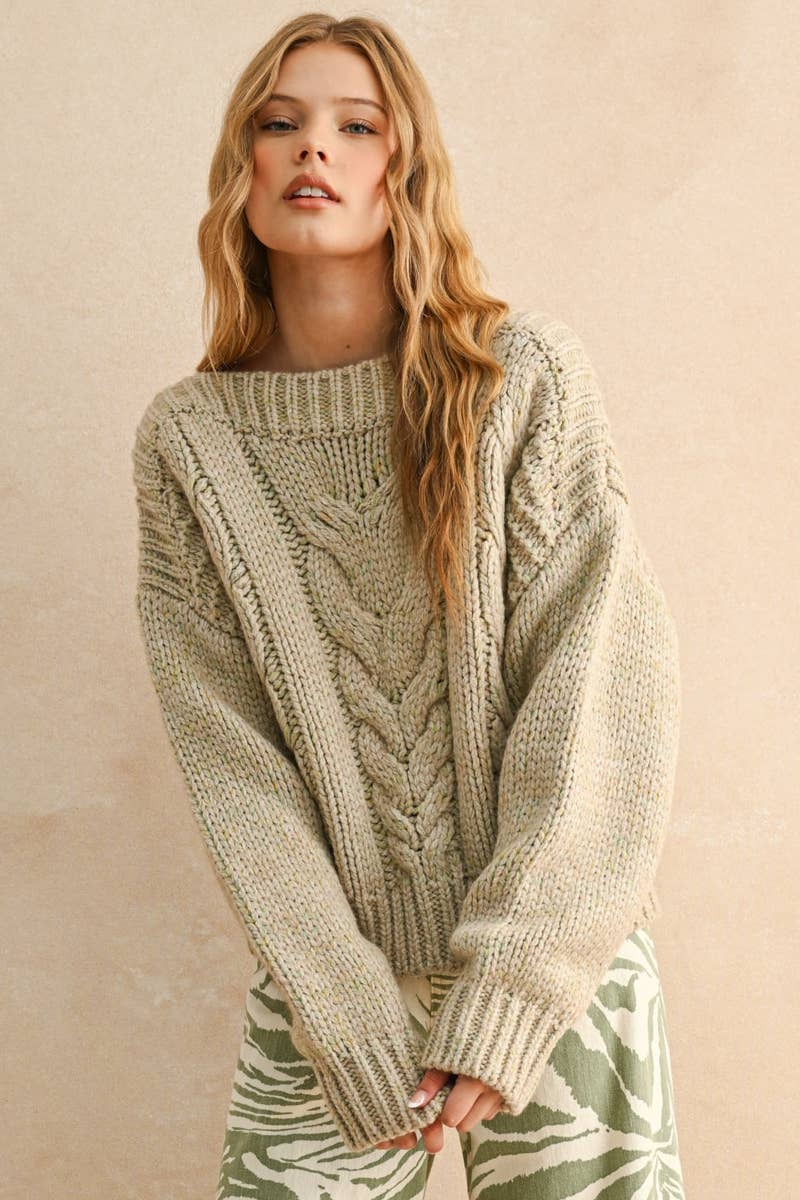 The Classic Chunky Cable Knit Sweater