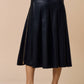 The Heather Vegan Leather Skirt