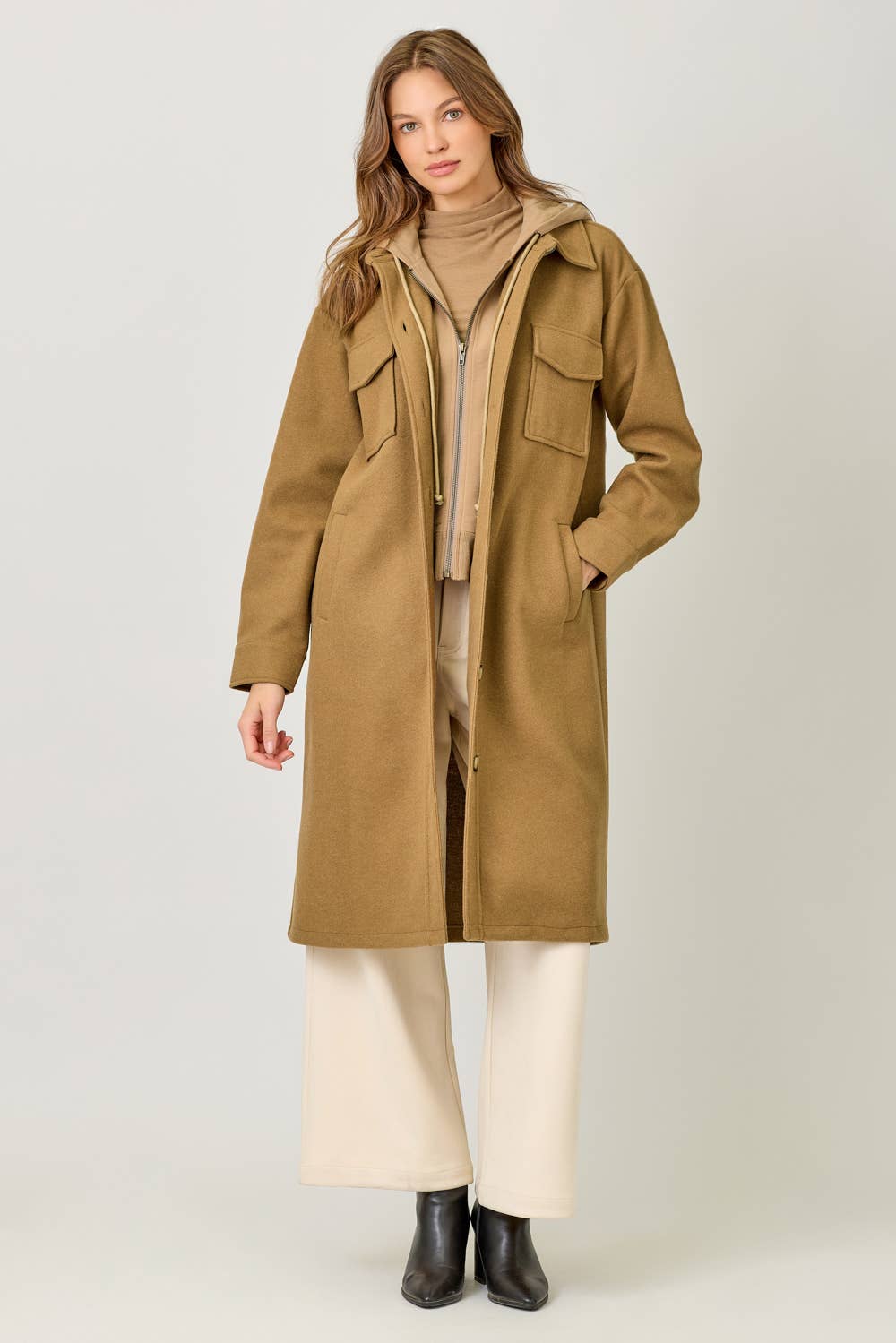The Shelby Hoodie Coat