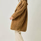 The James Double Breasted Faux Fur Coat