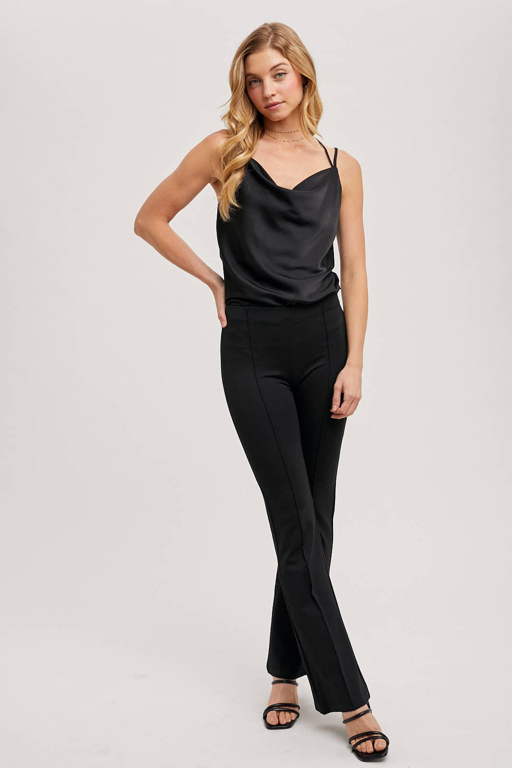 The Claire Cowl Neck Cami