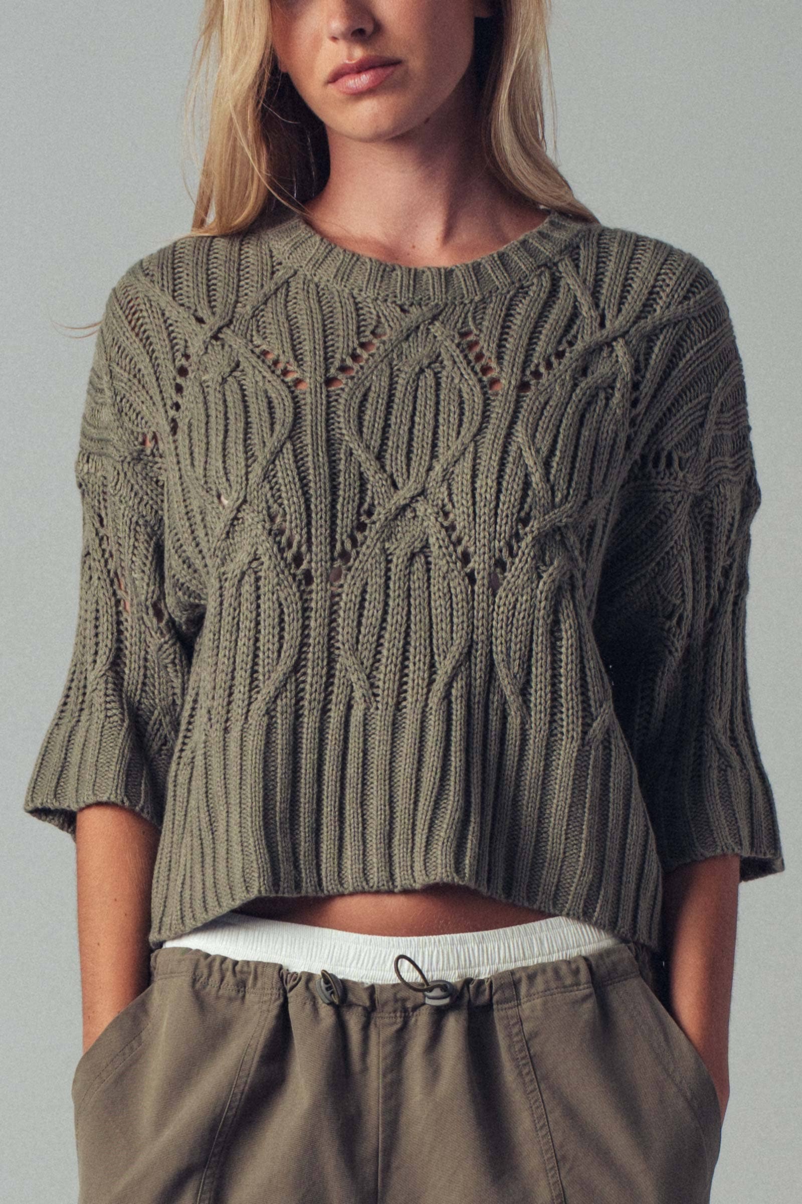 The Melanie Crochet Sweater