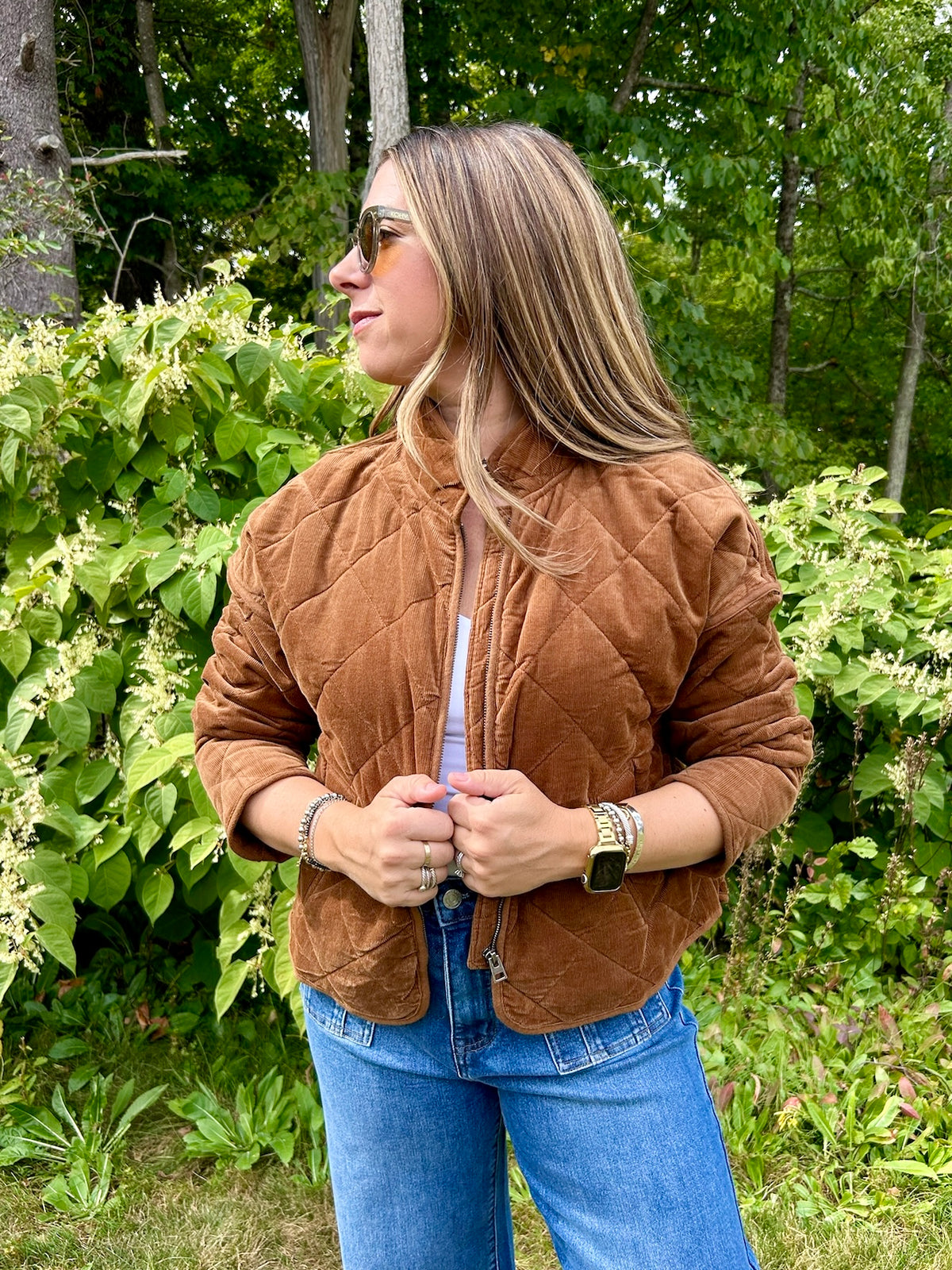 The Brett Corduroy Quilted Jacket
