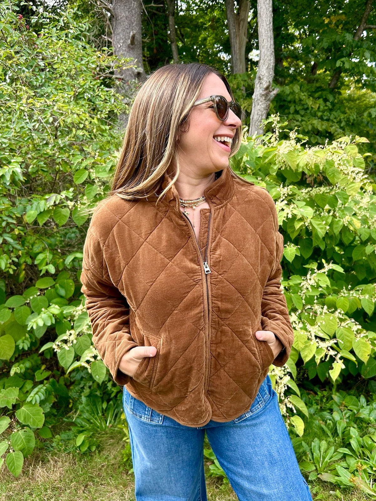 The Brett Corduroy Quilted Jacket