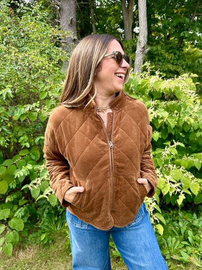 The Brett Corduroy Quilted Jacket