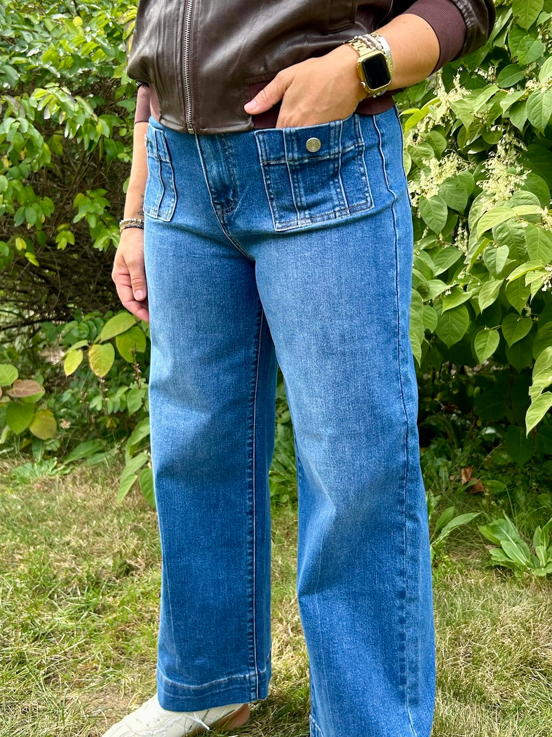 The Orna Patch Pocket Jean