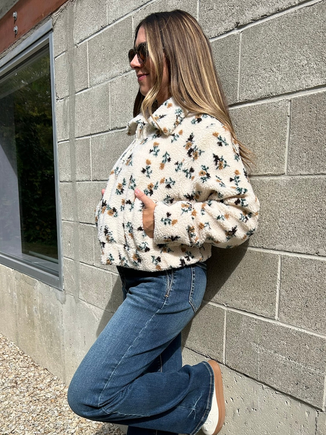 The Hannah Floral Fleece Jacket