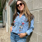 Blue Mesa Pearl Snap Shirt