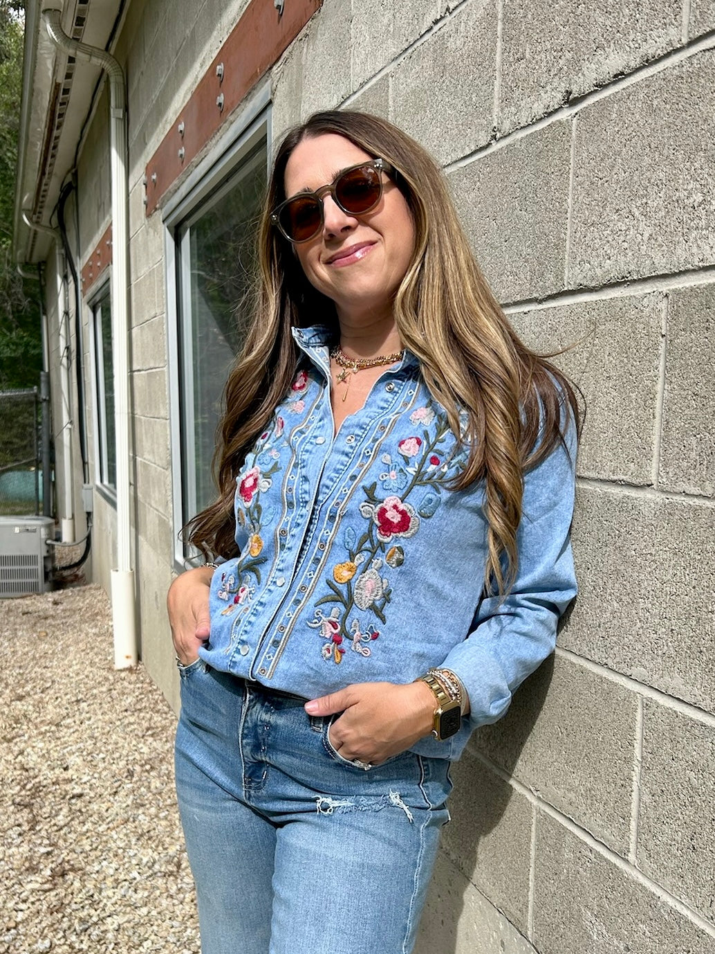 Blue Mesa Pearl Snap Shirt