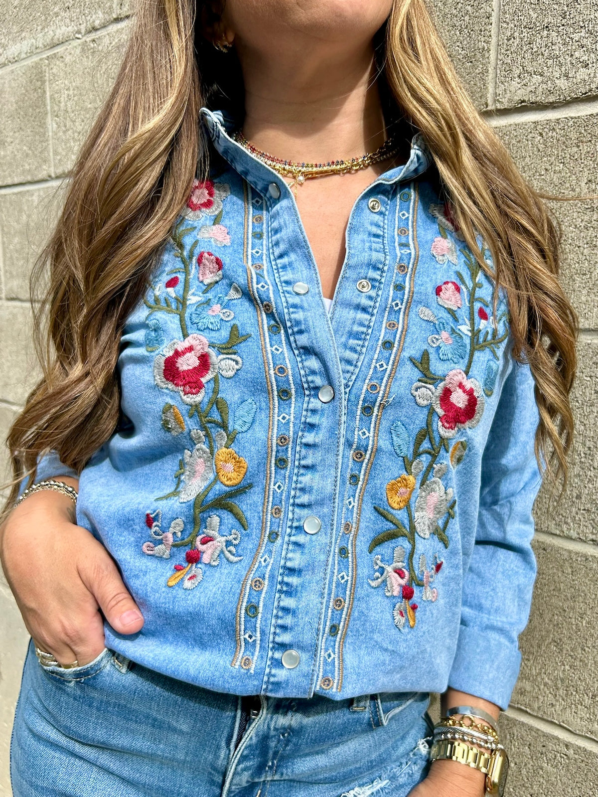 Blue Mesa Pearl Snap Shirt