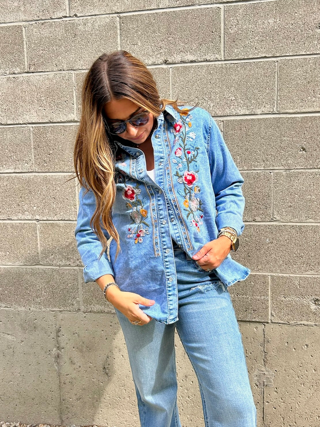 Blue Mesa Pearl Snap Shirt