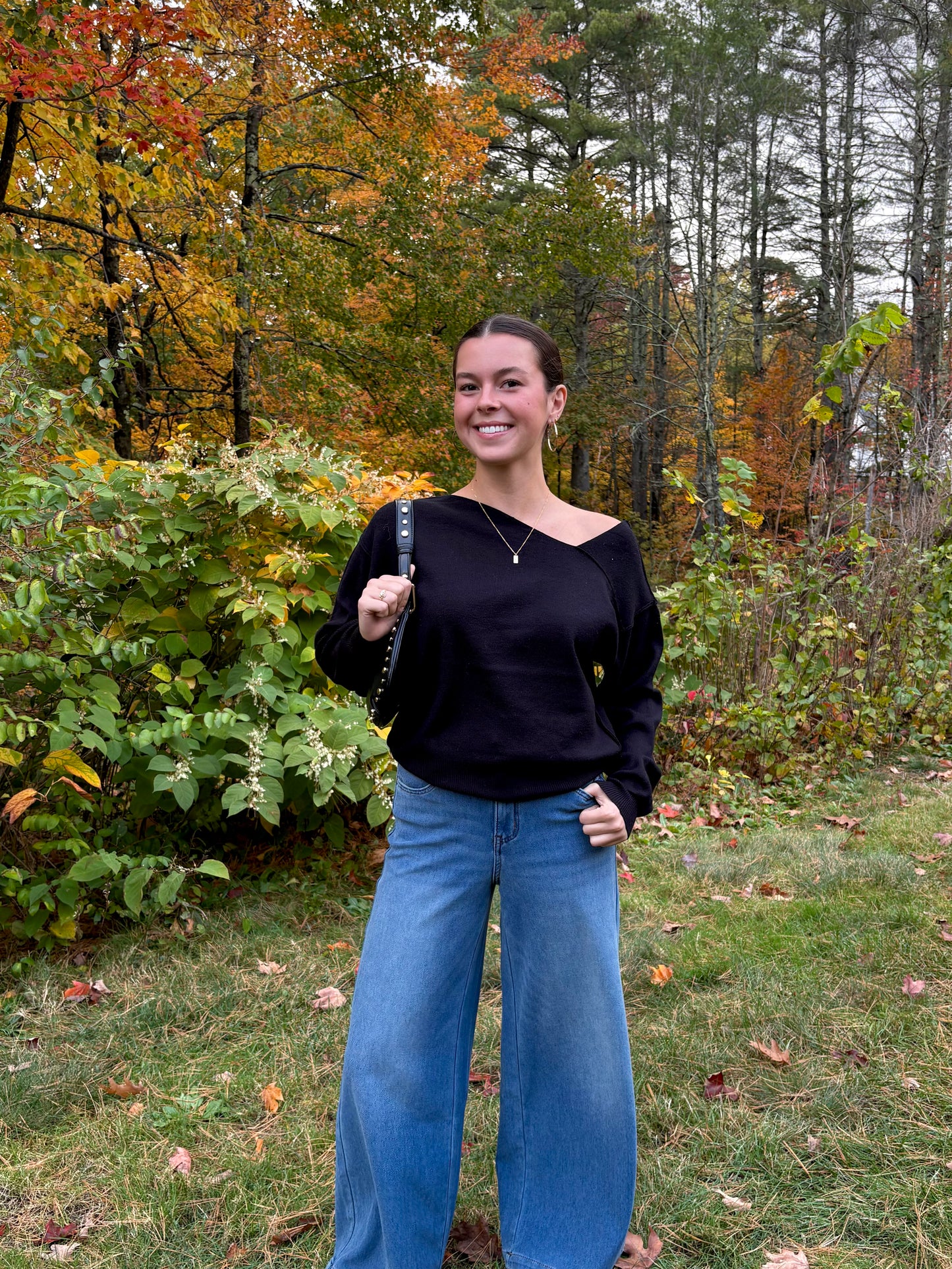 The Sara Asymmetric Sweater