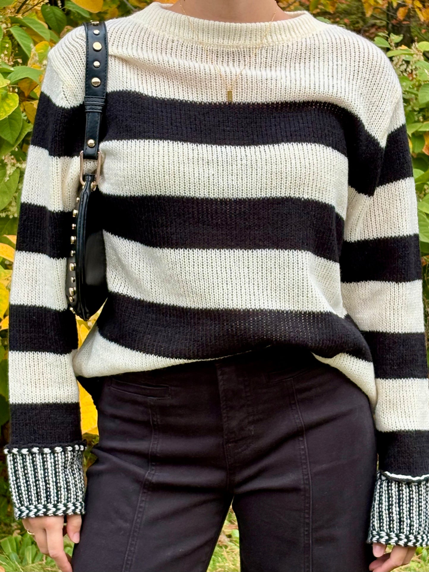 The Lexie Rugby Striped Chunky Sweater