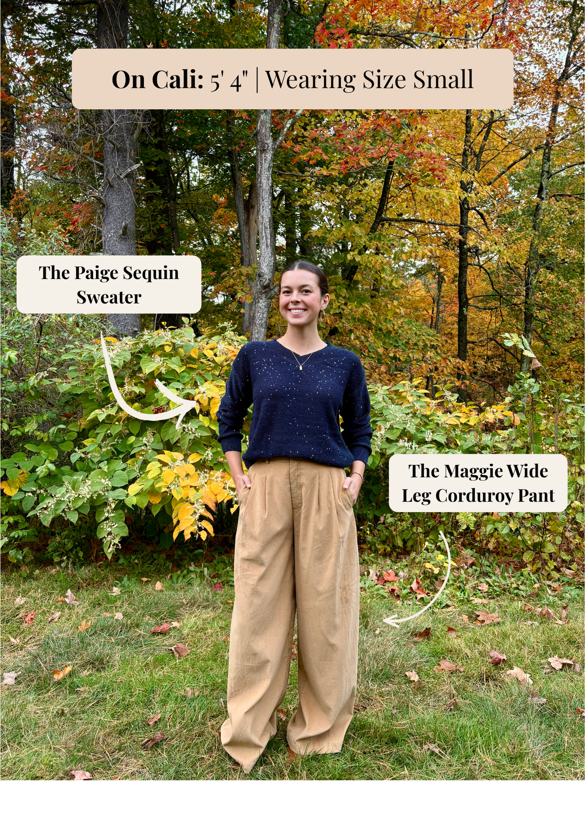 The Maggie Wide Leg Corduroy Pant