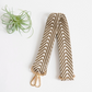 Olive & Cream Zig Zag Strap
