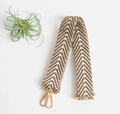 Olive & Cream Zig Zag Strap