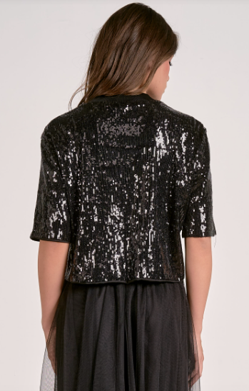 The Muse Sequin Top