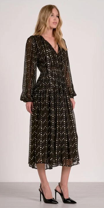 The Holly Tie Neck Maxi Dress