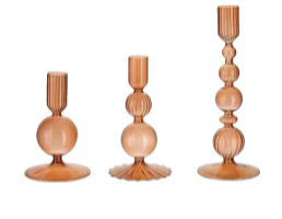 Colorful Glass Candle Holder