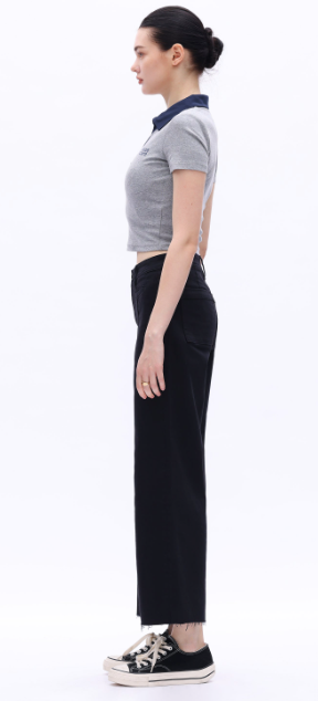 The Shelly Black Denim Pant