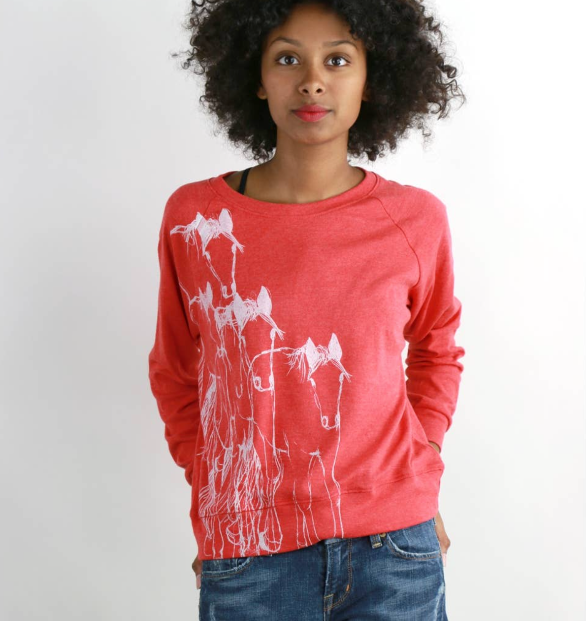 The Pia Raglan Lightweight Sweatshirt