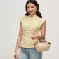 Selena Mini Crossbody: Natural and Chocolate