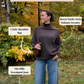 The Becca Turtle Neck Dolman Sweater