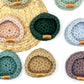 Mini Trinket basket: Toast, Canyon, Cloudy Blue