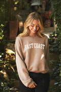 East Coast Sweatshirt: Royal Blue & Tan