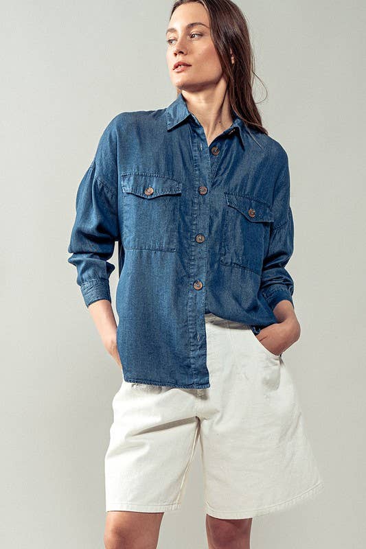 The Brenna Denim Shirt