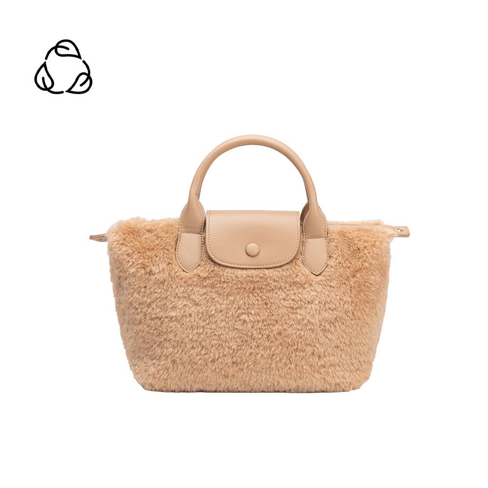 The Winnie Tan Sherpa Top Handle Bag