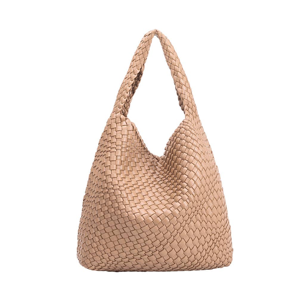 Johanna Nude Vegan Shoulder Bag